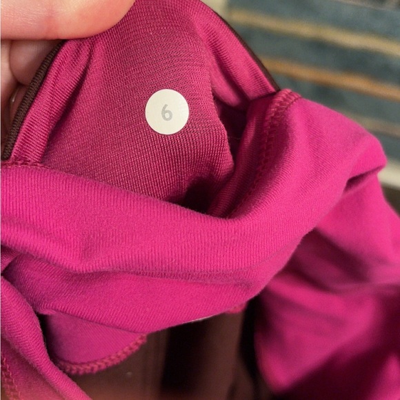 Lululemon 6 Groove Pant III Bordeaux Drama Space Dye Quilt Full On Luon Hi Rise - Picture 6 of 7